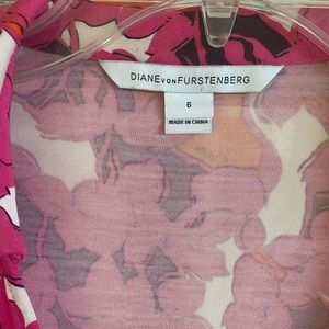 Bold classic DFV wrap dress